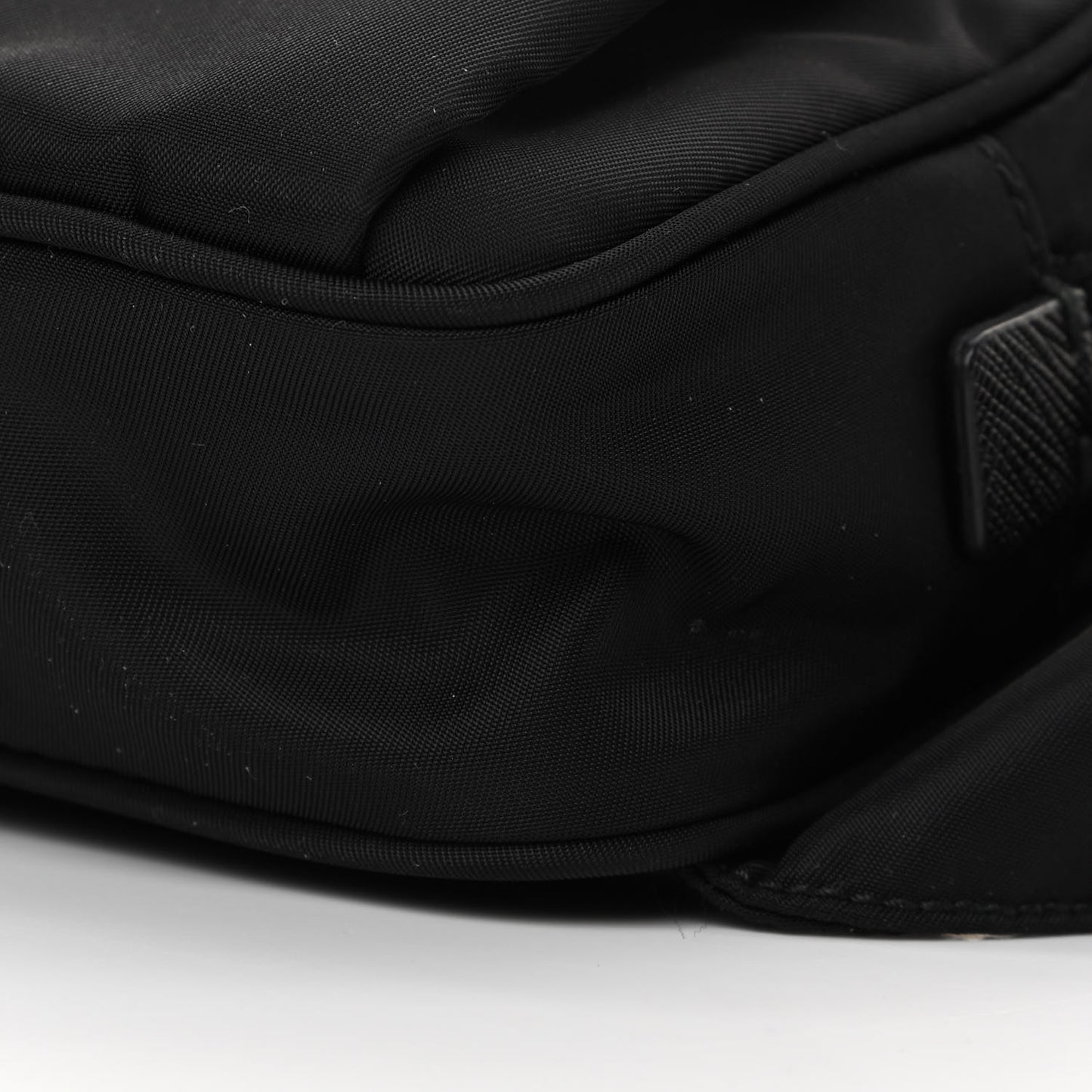 Re-Nylon Saffiano Belt Bag Black