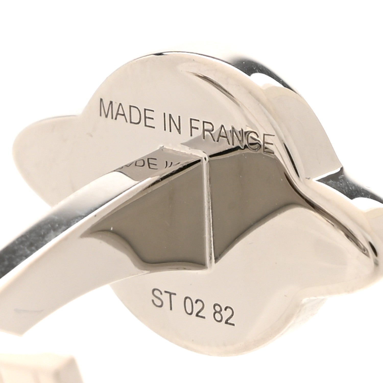 Hermes Metal Lacquer Planete H Cufflinks Black 3 of 3