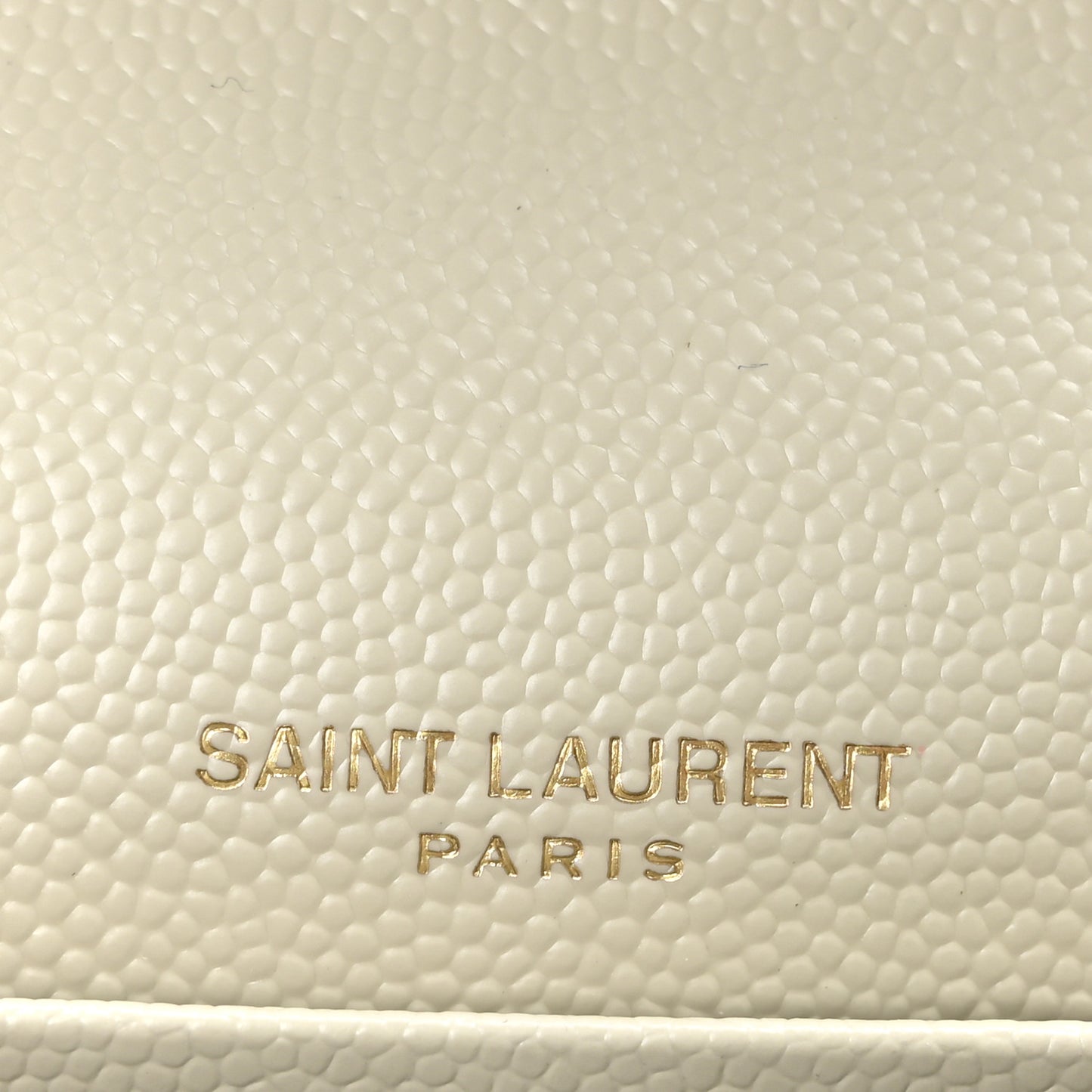 Grain De Poudre Matelasse Chevron Monogram Envelope Chain Wallet Crema Soft