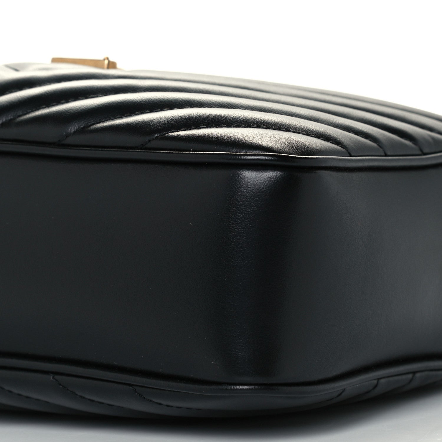 Saint Laurent Calfskin Matelasse Monogram Lou Camera Bag Black 6 of 10