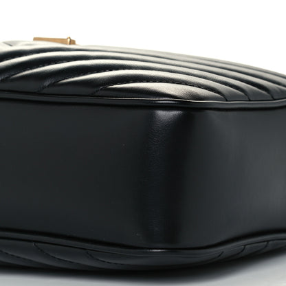 Saint Laurent Calfskin Matelasse Monogram Lou Camera Bag Black 6 of 10