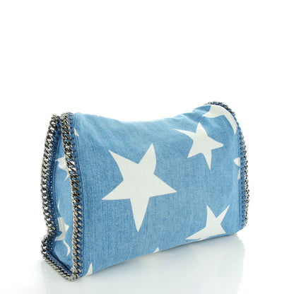 Stella McCartney Denim Small Star Falabella Tote Blue 3 of 8