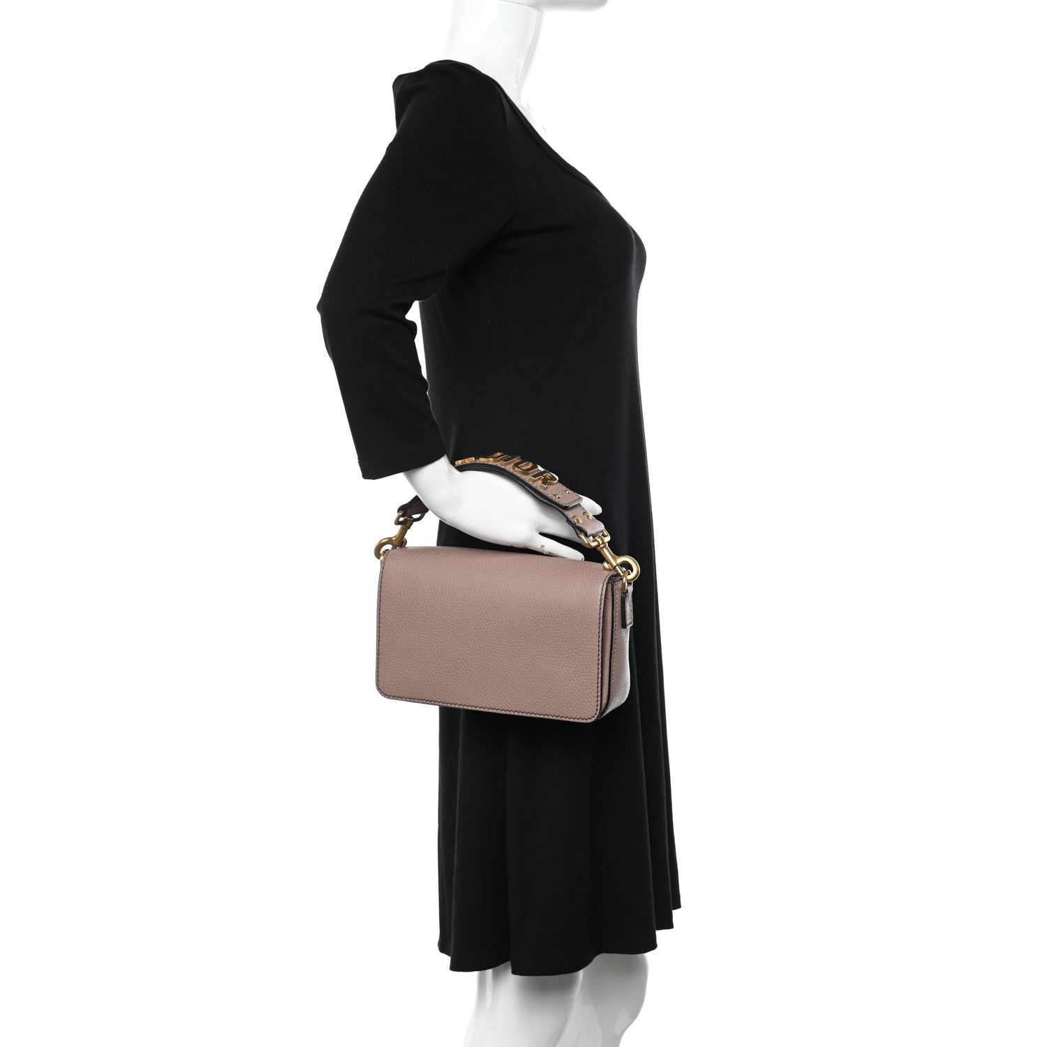Christian Dior Grained Calfskin J'Adior Flap Bag Old Rose 2 of 10