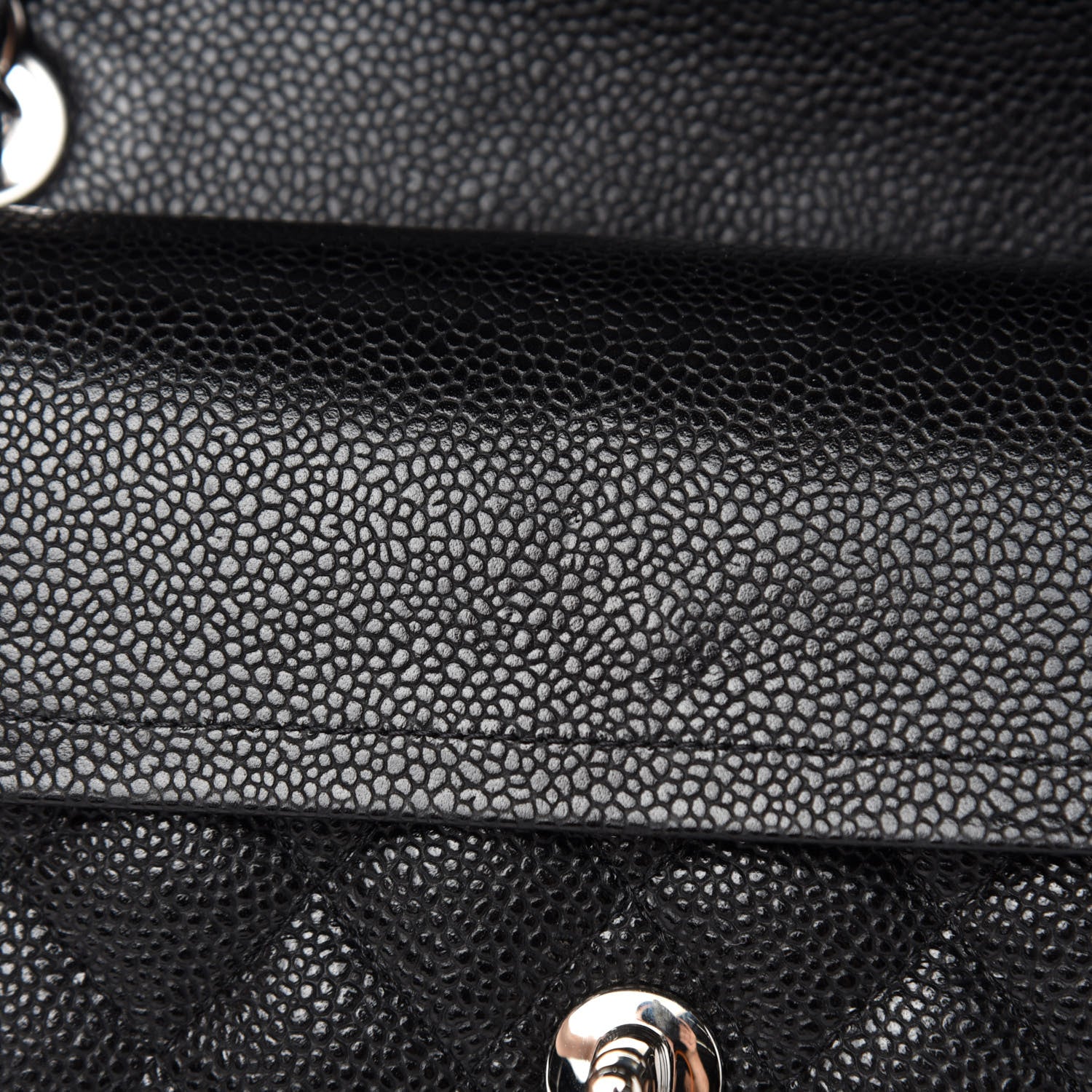 Chanel Caviar Quilted Small Double Flap Black 8 of 13