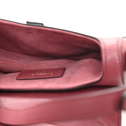 Christian Dior Grained Calfskin Mini Saddle Bag Mallow Rose 6 of 10