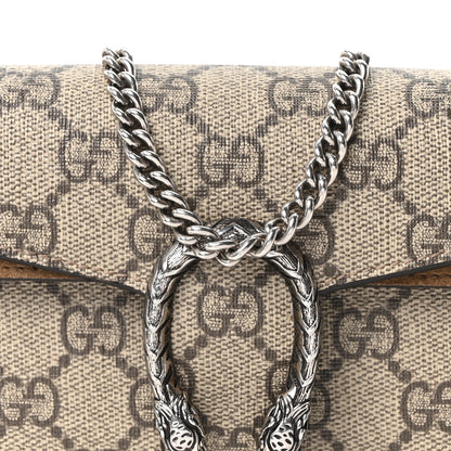Gucci GG Supreme Monogram Super Mini Dionysus Shoulder Bag Taupe 7 of 10