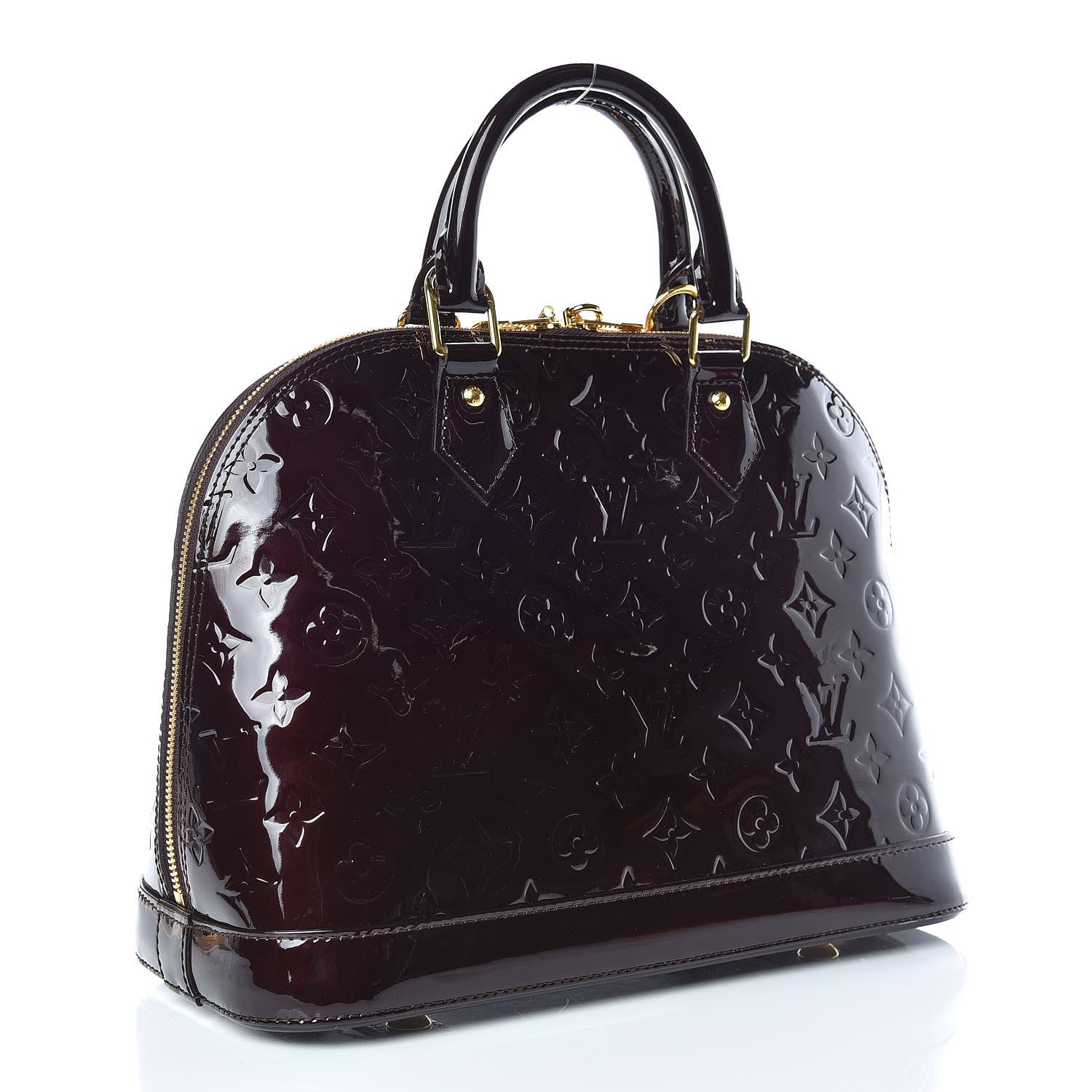 Louis Vuitton Vernis Alma PM Amarante 3 of 10