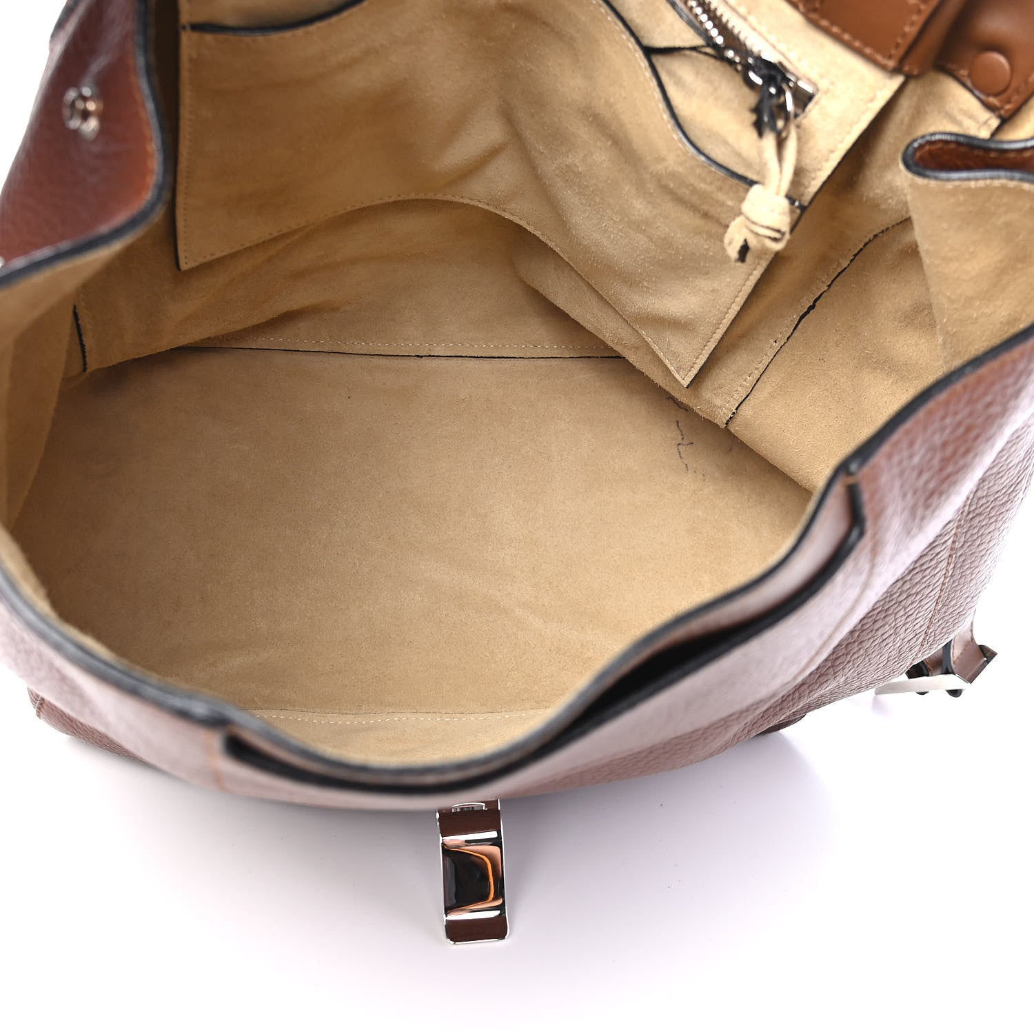 Proenza Schouler Calfskin Large PS Courier Backpack Hazelnut 5 of 12