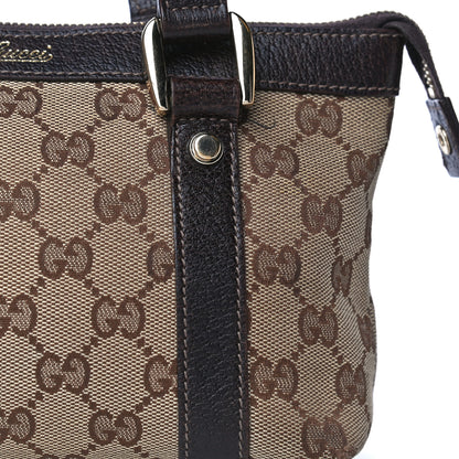 Gucci Monogram Small Abbey Tote Dark Brown 20 of 33