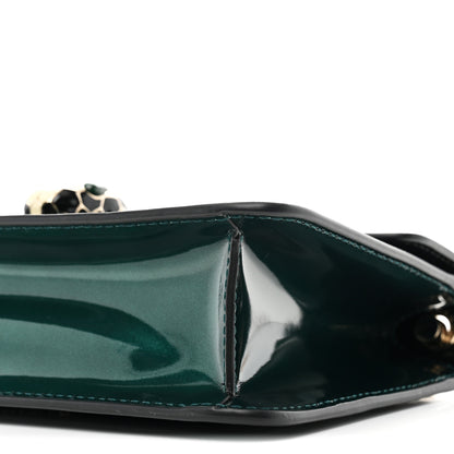 Bulgari Metallic Serpenti Forever Small Shoulder Bag Green 10 of 10