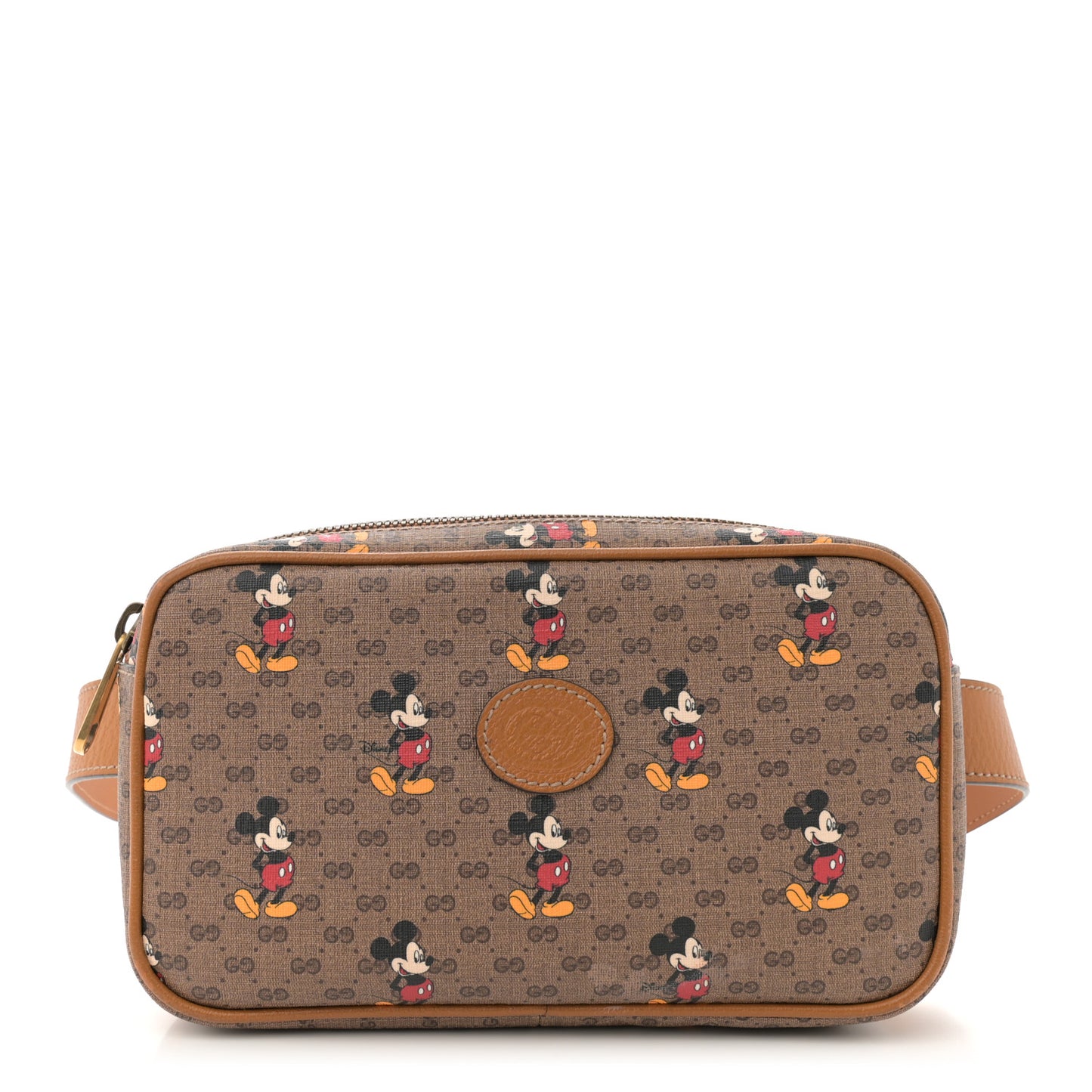 X DISNEY Mini Vintage GG Supreme Monogram Mickey Mouse Small Belt Bag 120 48 Beige Vintage Sun Oil