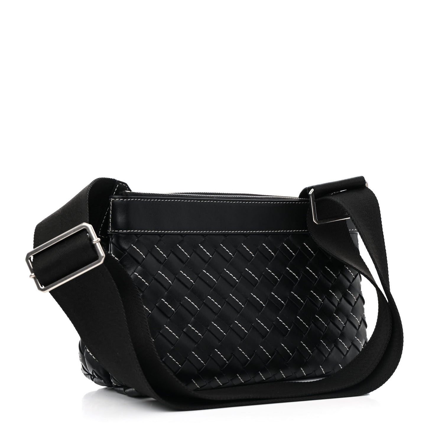 Nappa Intrecciato Duo Bag Black Natural