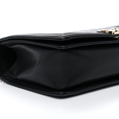 Chanel Caviar Quilted New Medium Boy Flap Black 9 of 13