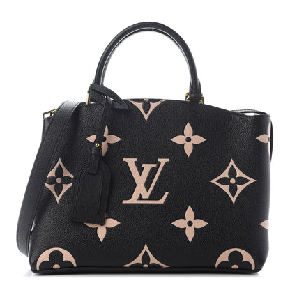Louis Vuitton Empreinte Monogram Giant Petit Palais Black Beige 1 of 7