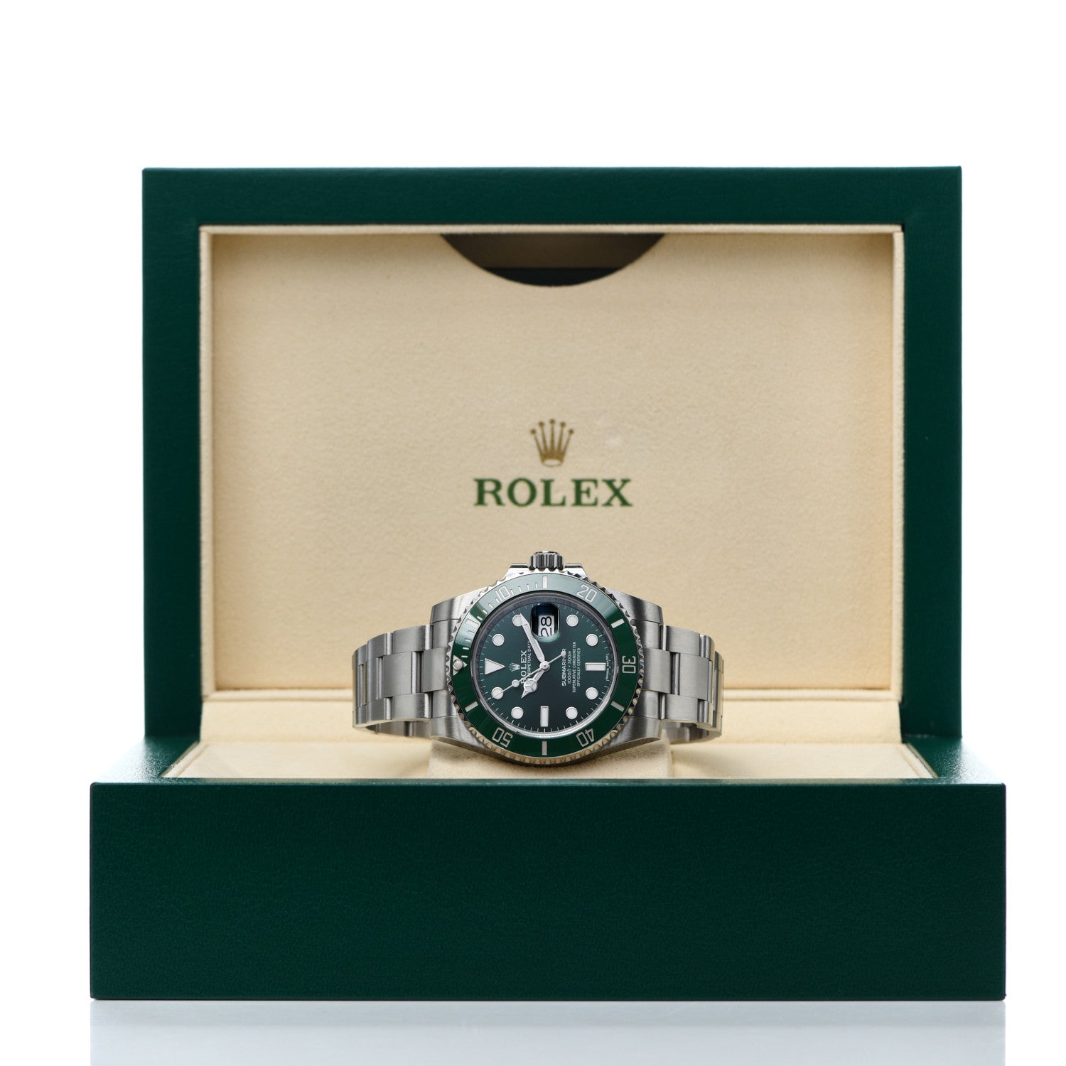 Rolex Stainless Steel 40mm Oyster Perpetual Submariner Date Hulk Watch Green 116610LV 5 of 5