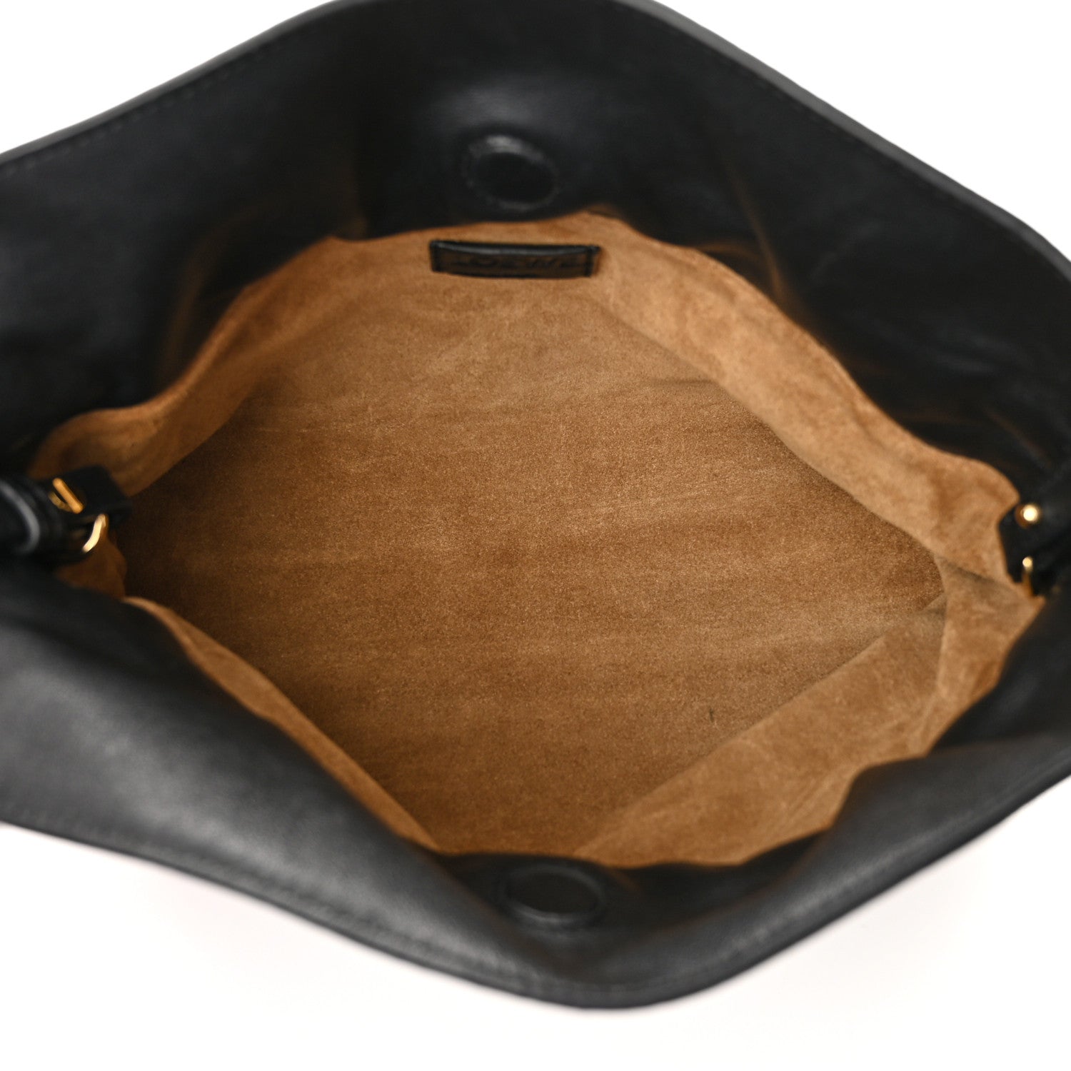 Loewe Calfskin Mini Flamenco Knot Clutch Black 5 of 13