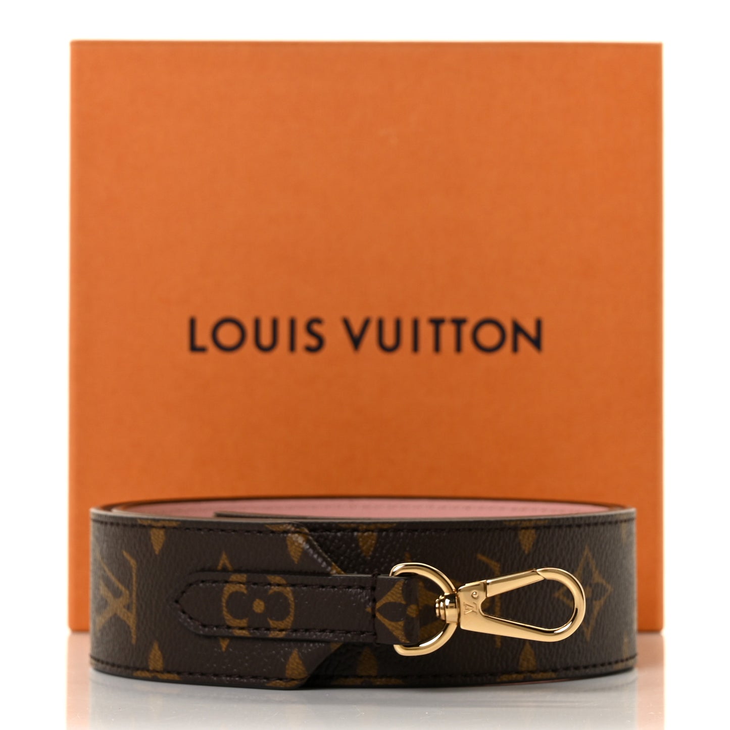 Monogram Bandouliere Shoulder Strap Rose Poudre