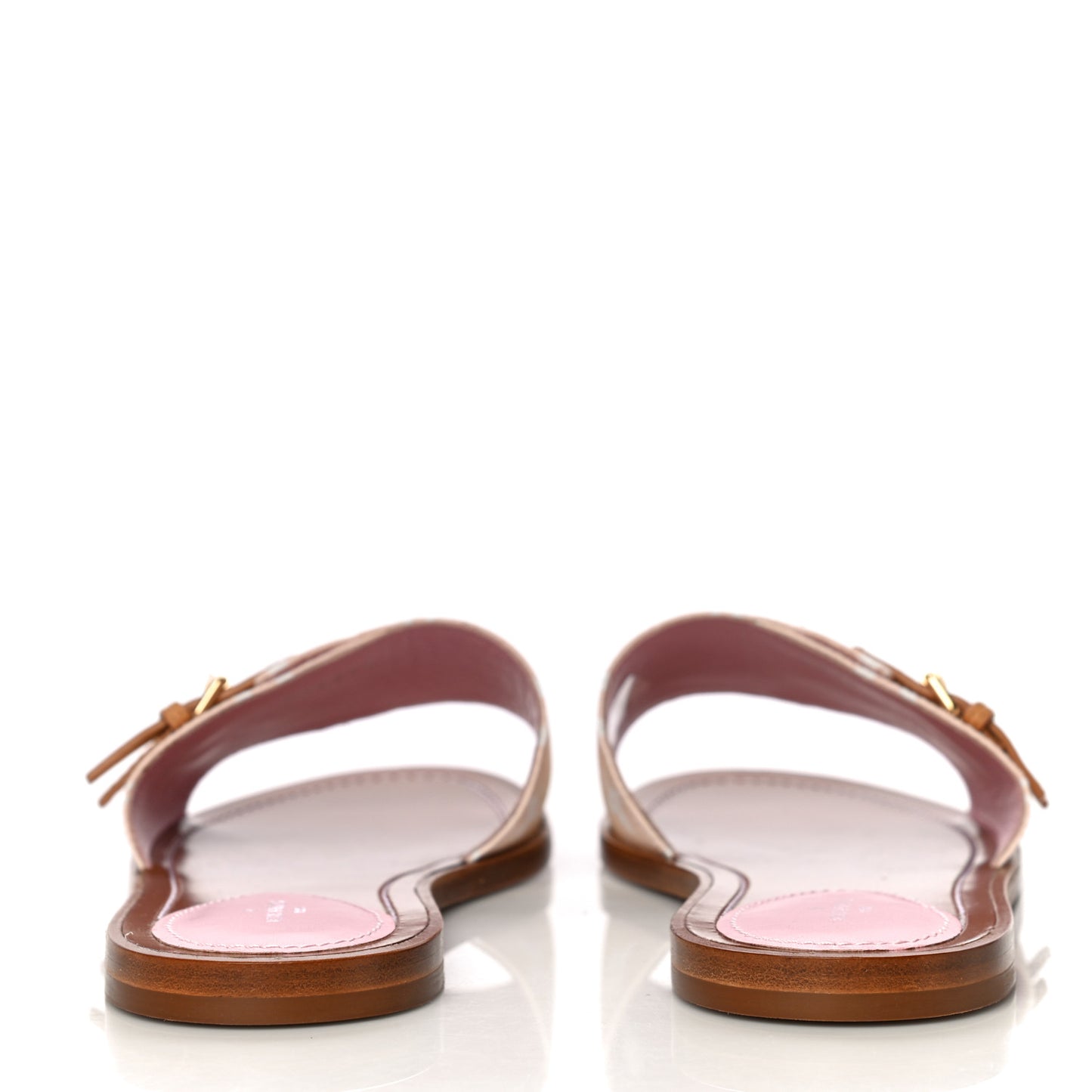 Monogram By The Pool Lock It Flat Mule 41 Pink