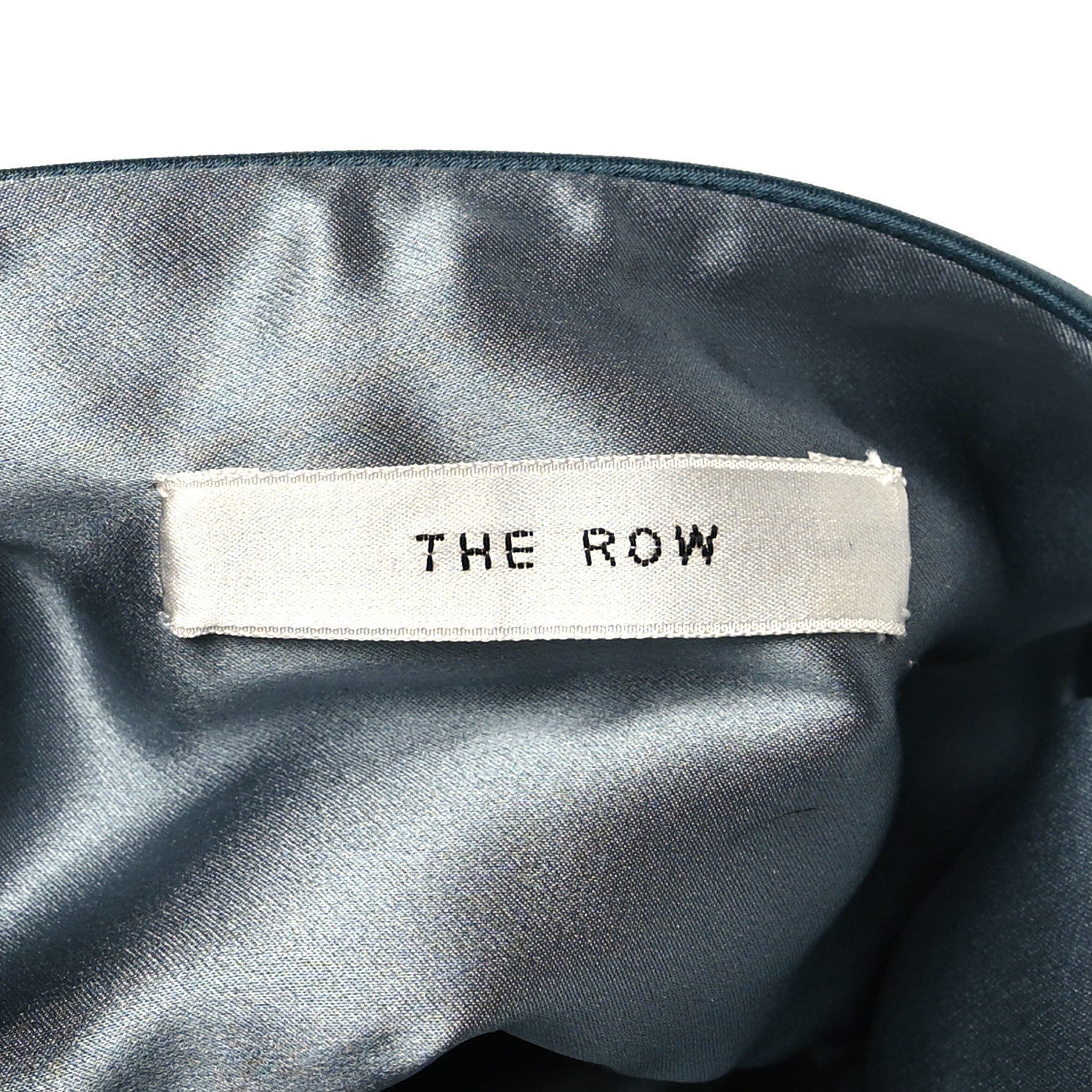 The Row Satin The Ascot Bag Blue 6 of 9