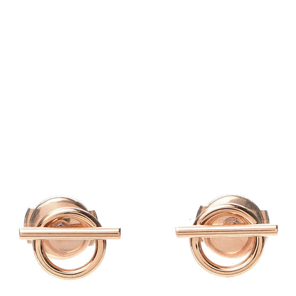Hermes 18K Rose Gold PM Echappee Earrings 1 of 5