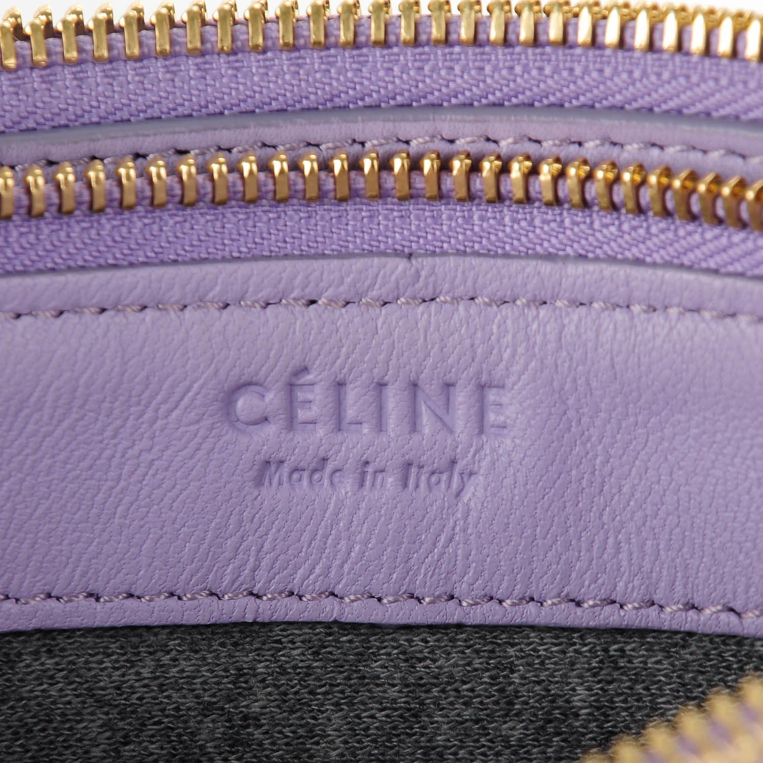 Celine Lambskin Large Trio Crossbody Bag Lilac 5 of 7