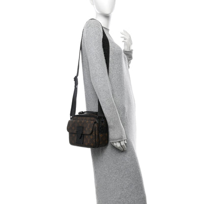 Louis Vuitton Monogram Macassar S Lock Messenger 2 of 12