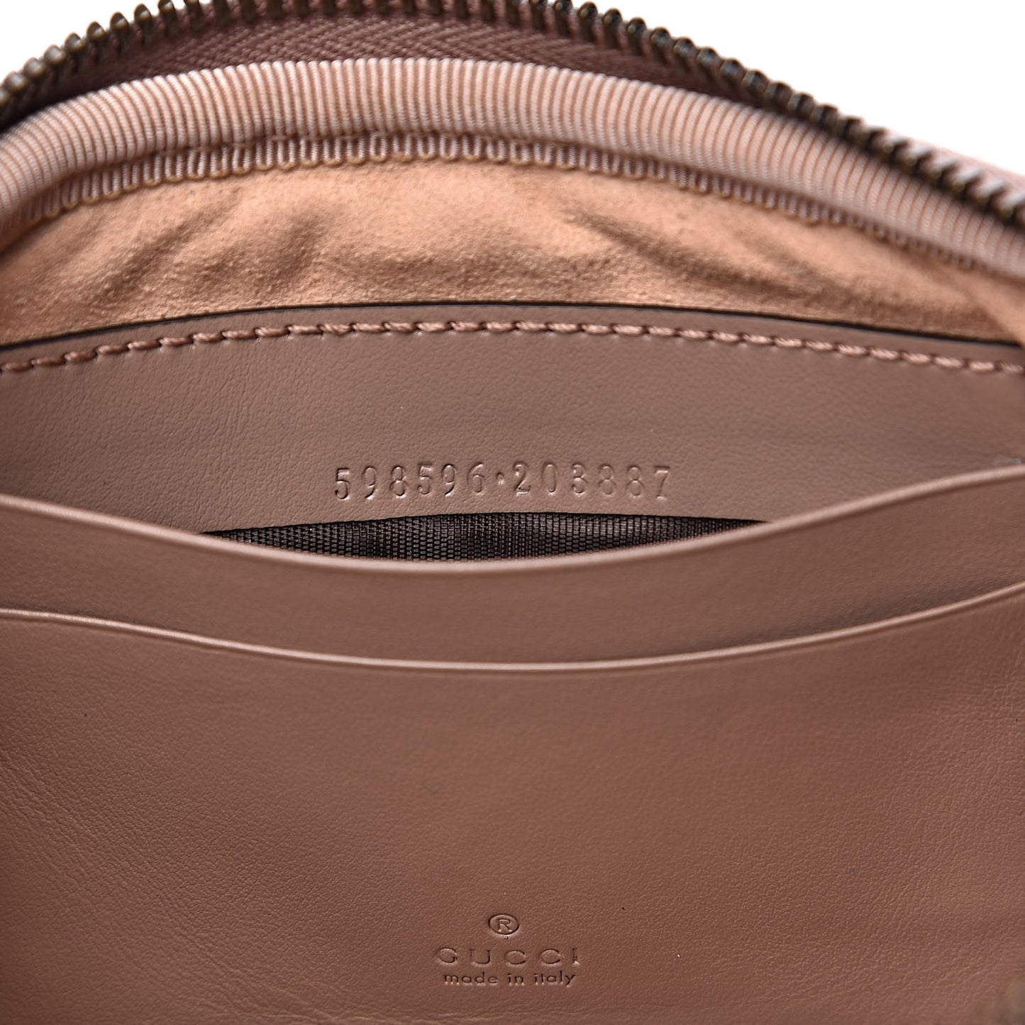 Calfskin Matelasse Mini GG Marmont Chain Crossbody Bag Porcelain Rose