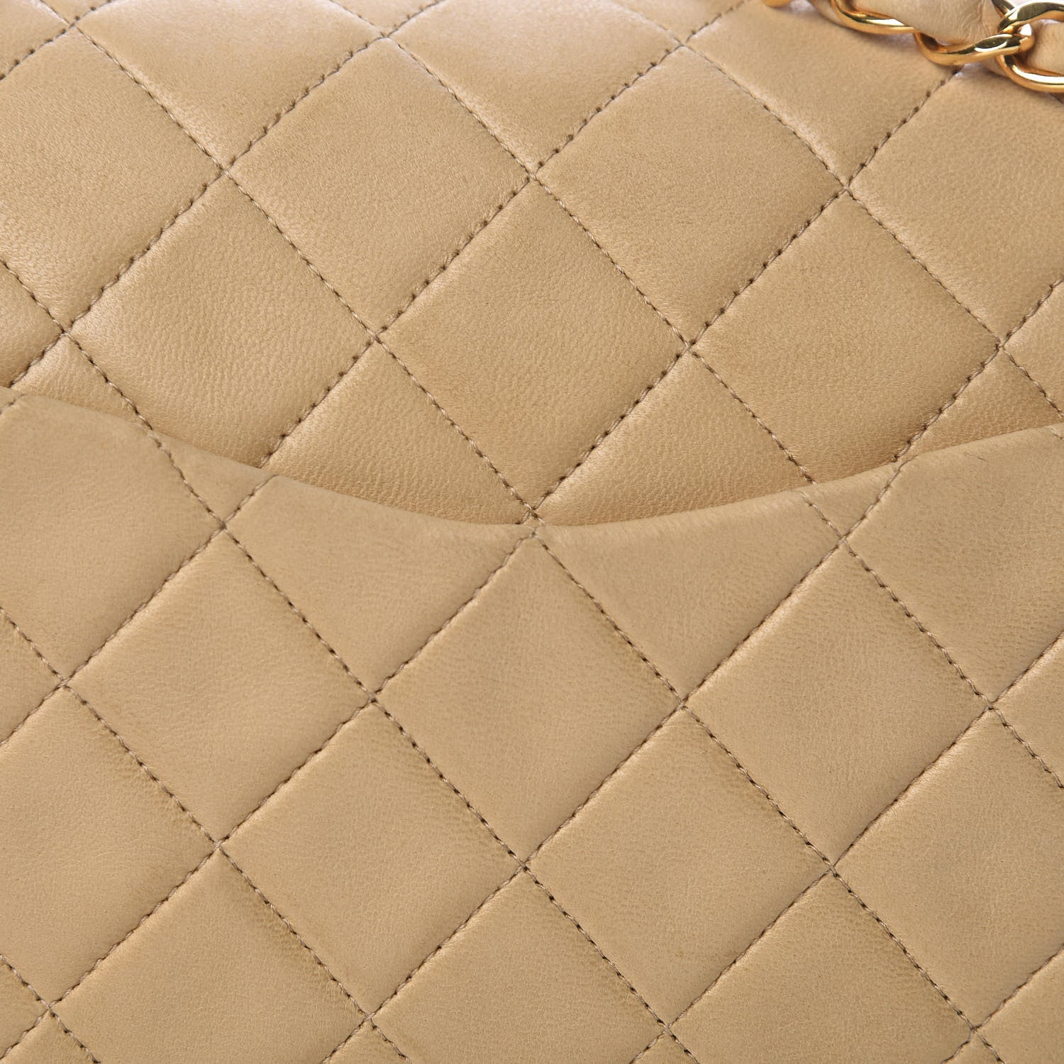 Chanel Lambskin Quilted Small Double Flap Beige 20 of 20
