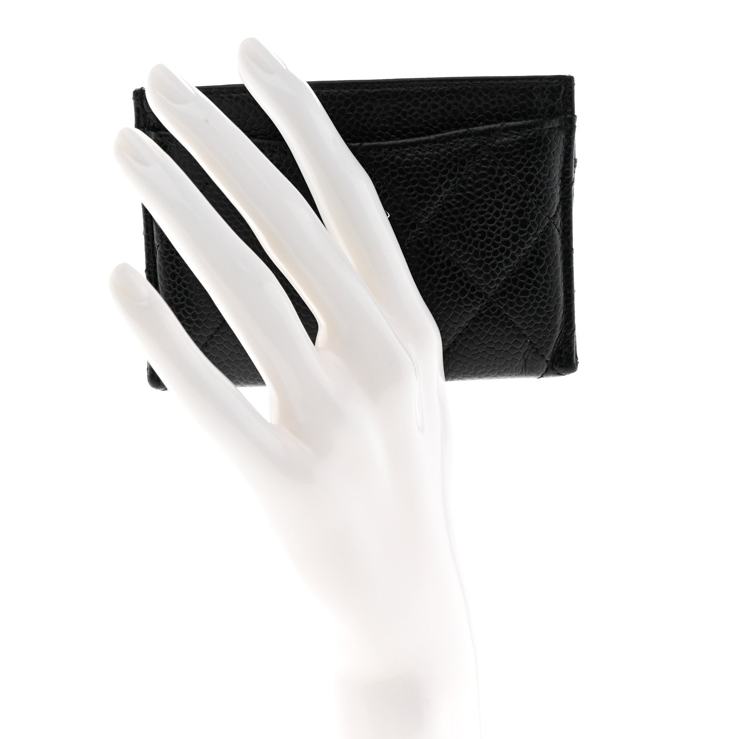 Chanel Caviar Quilted Card Holder Black 3 of 10