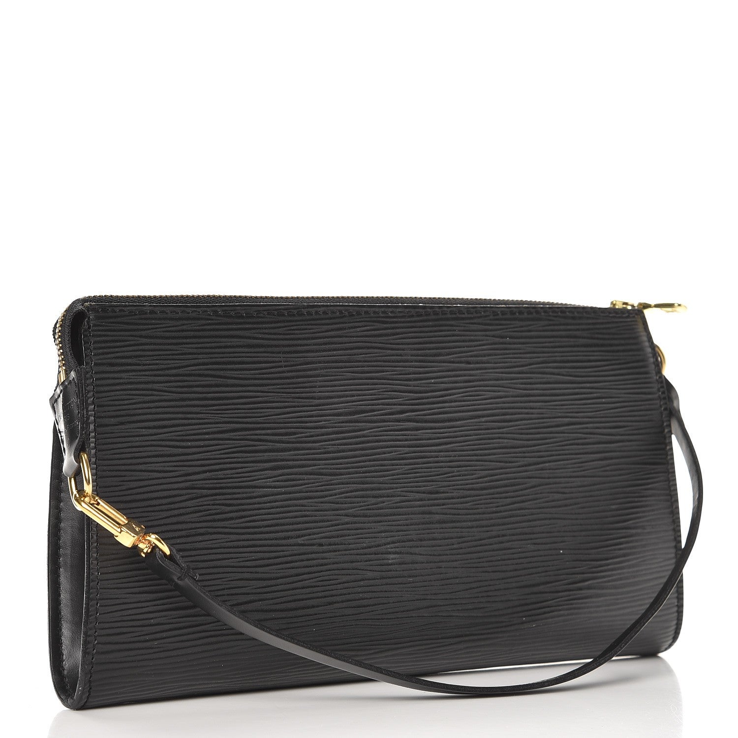 Louis Vuitton Epi Pochette Accessories 24 Black 3 of 8