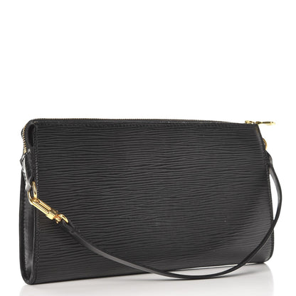 Louis Vuitton Epi Pochette Accessories 24 Black 3 of 8