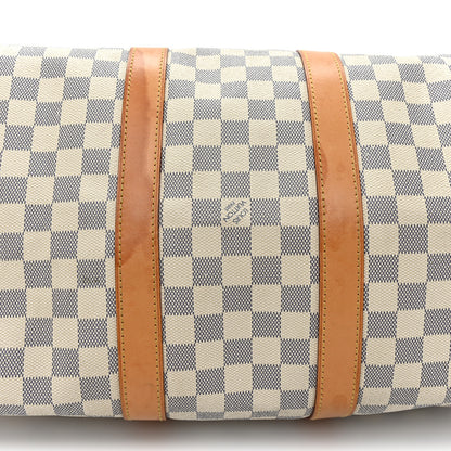 Louis Vuitton Damier Azur Keepall Bandouliere 45 22 of 22