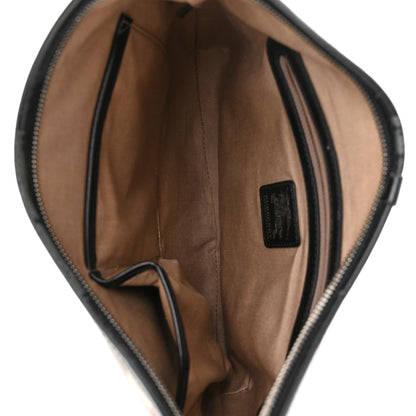 Burberry Supernova Check Buckle Hobo Black 5 of 12