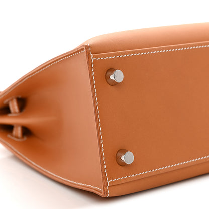 Hermes Vache Natural Kelly Sellier 25 Natural Sable 8 of 10