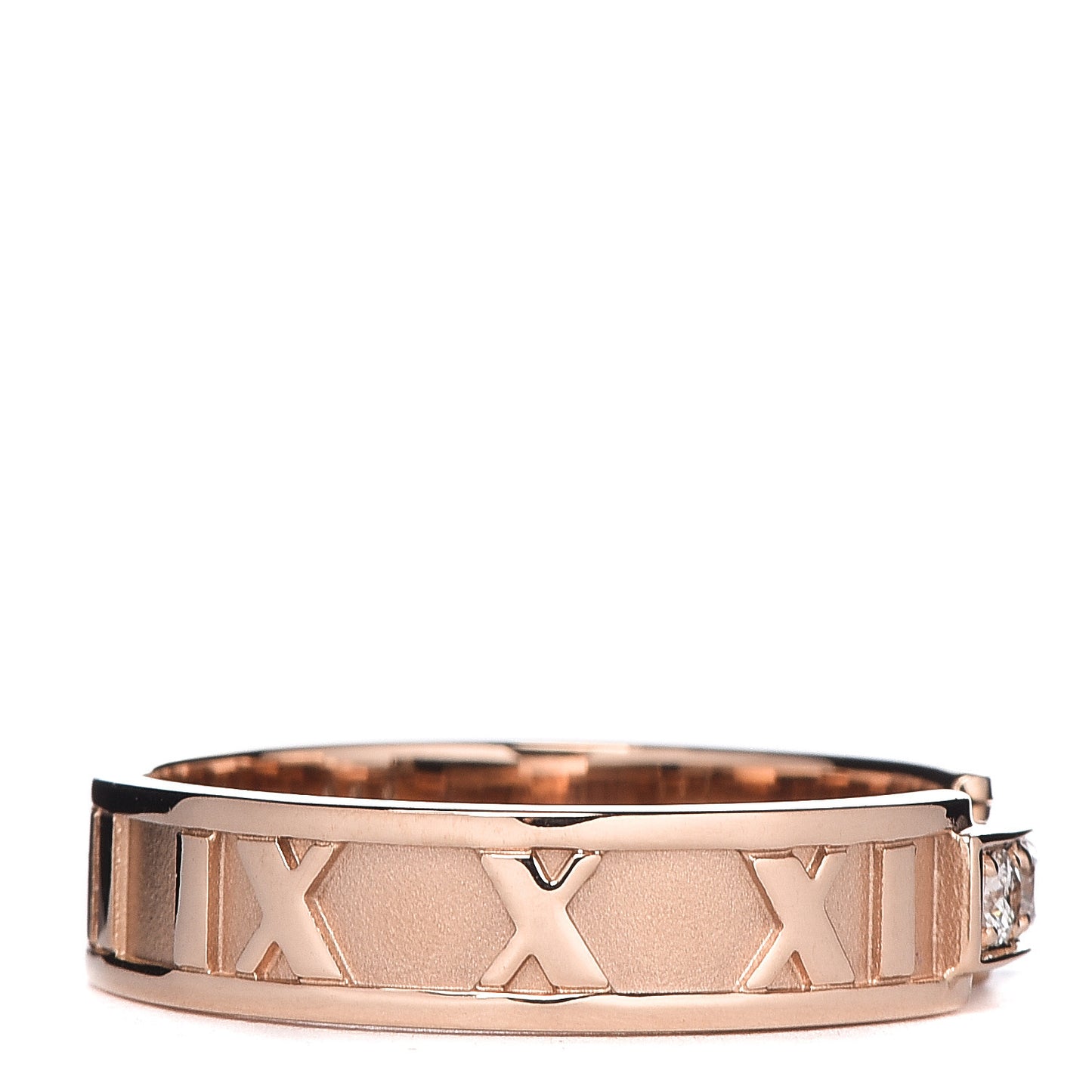 18K Rose Gold Diamond Atlas Ring 61 9.5