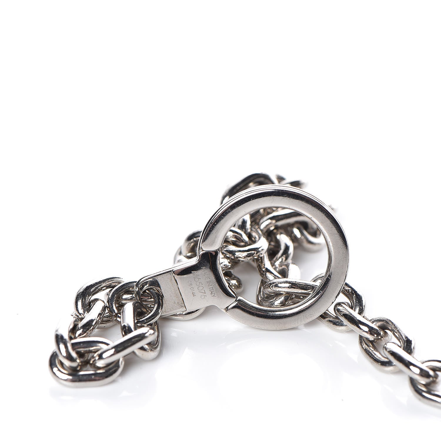 Louis Vuitton XL Pochette Extender Key Ring Chain Silver 6 of 6
