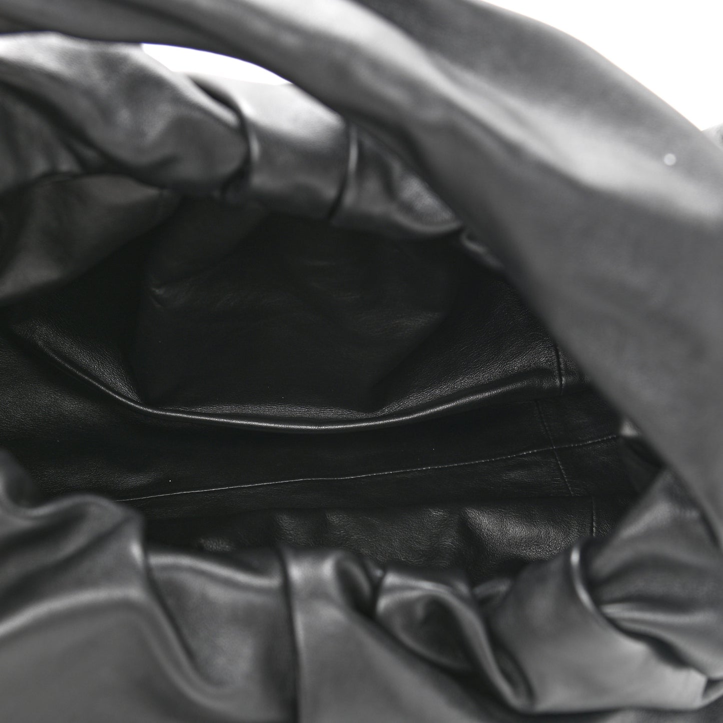 Smooth Butter Calfskin Large The Shoulder Pouch Black