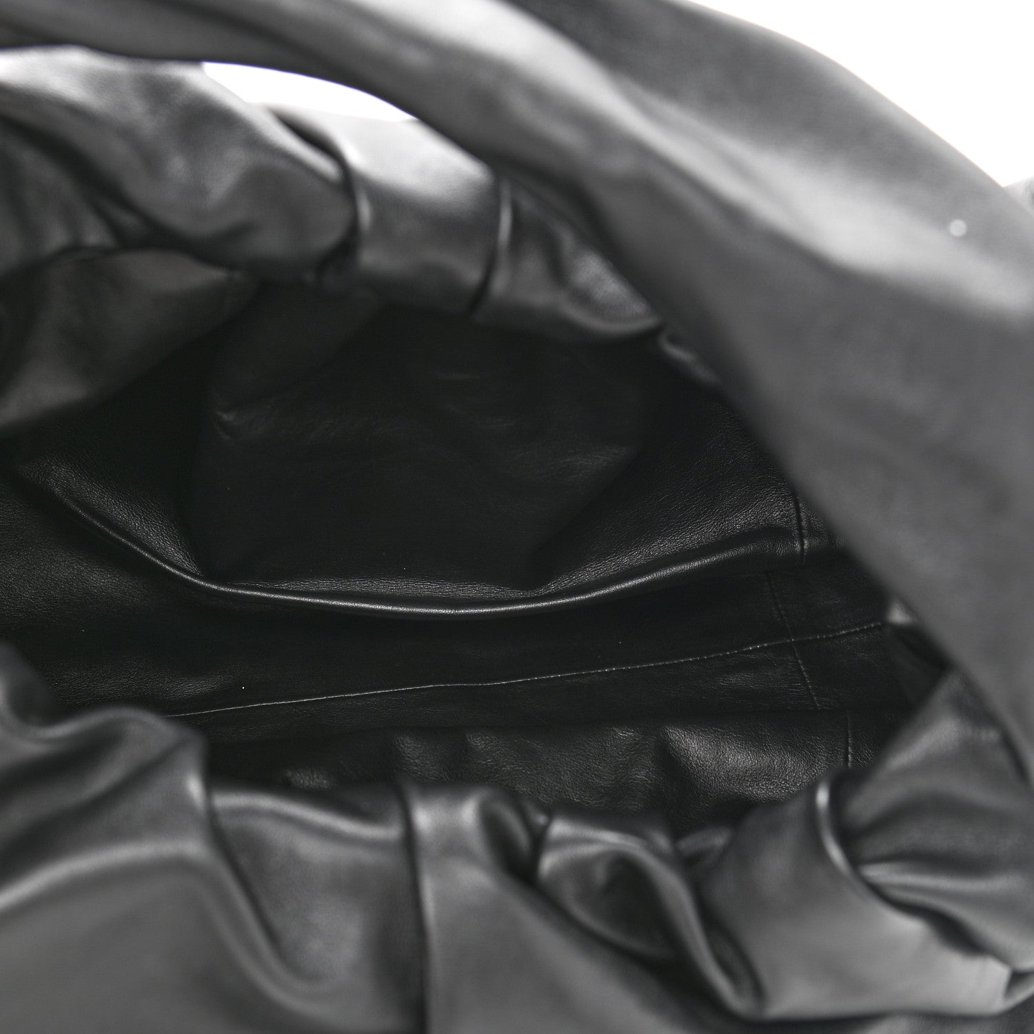 Bottega Veneta Smooth Butter Calfskin Large The Shoulder Pouch Black 5 of 11
