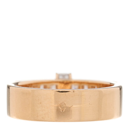 Hermes 18K Rose Gold Diamond PM Kellymorphose Baguettes Ring 51 5.75 4 of 7