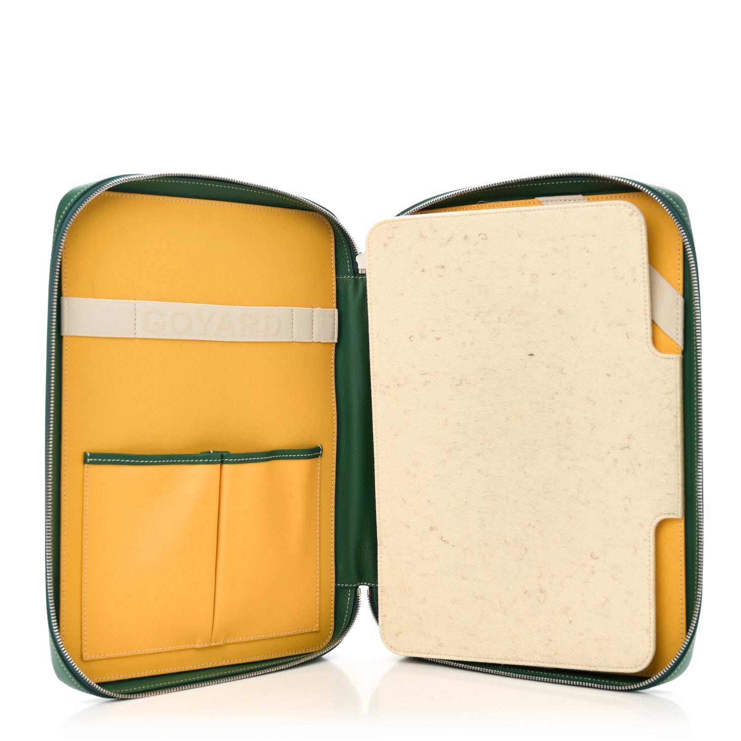 Goyard Goyardine Universal Companion Portfolio Green 6 of 9