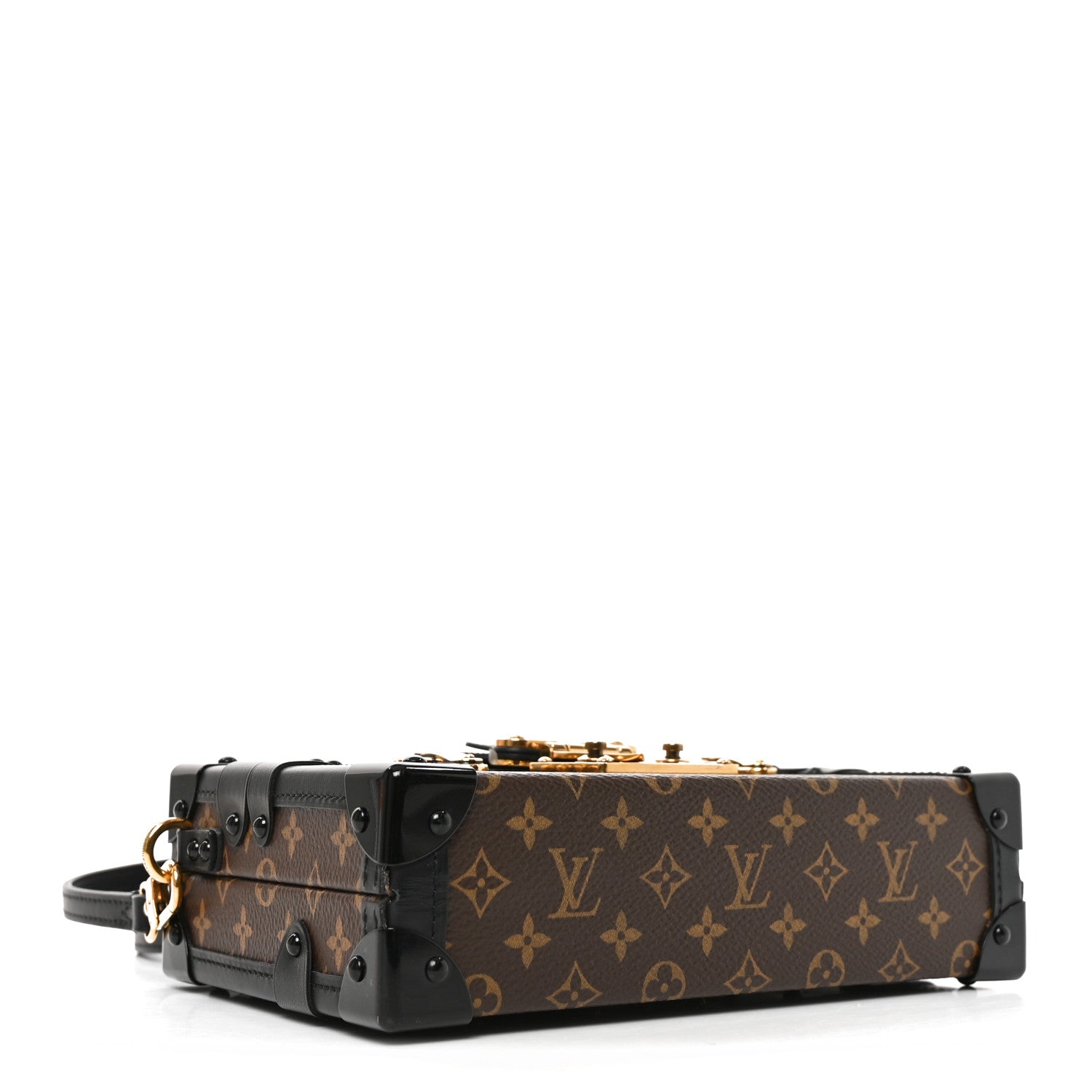 Louis Vuitton Monogram Petite Malle Black 4 of 9