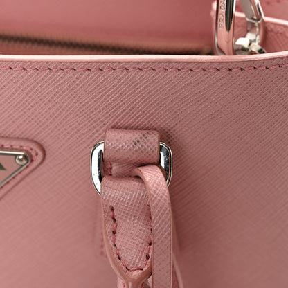 Prada Saffiano Lux Micro Galleria Shoulder Bag Petalo 10 of 10