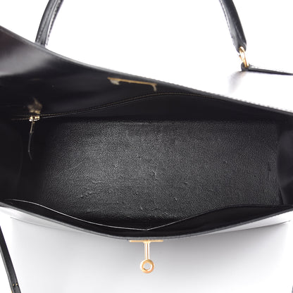 Hermes Box Kelly Sellier 35 Black 9 of 44