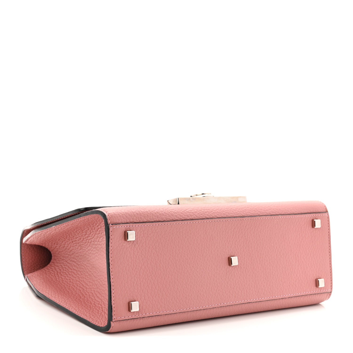 Moynat Carat Calfskin Rejane PM Rose Ocean 4 of 11