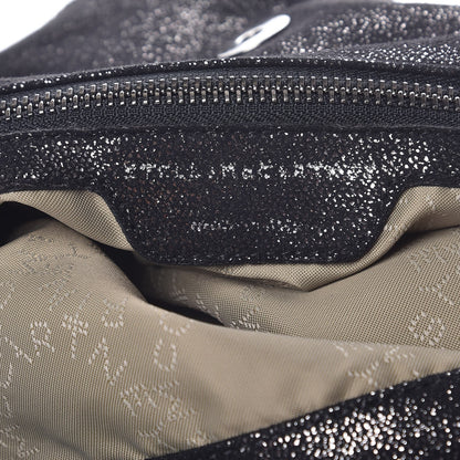 Stella McCartney Metallic Shaggy Deer Small Falabella Tote Black 6 of 11