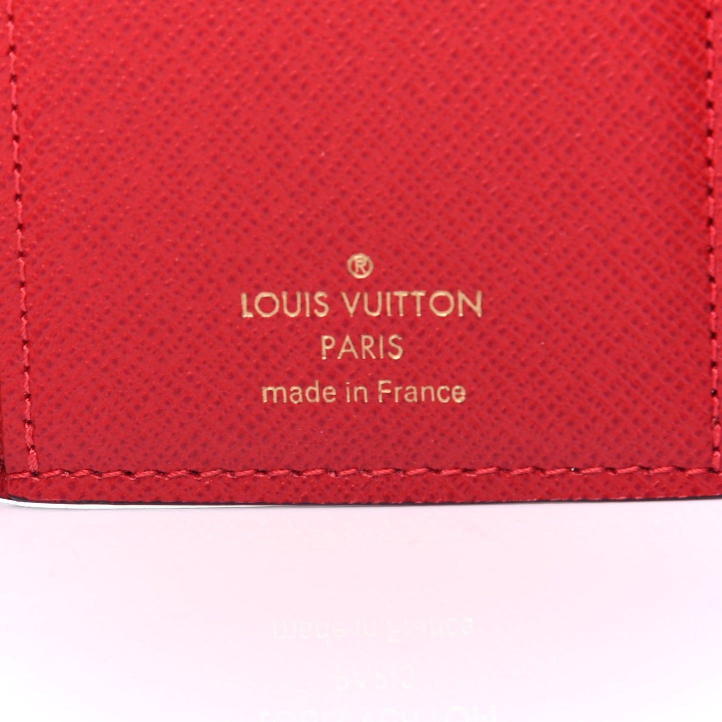 Damier Ebene Victorine Wallet Red