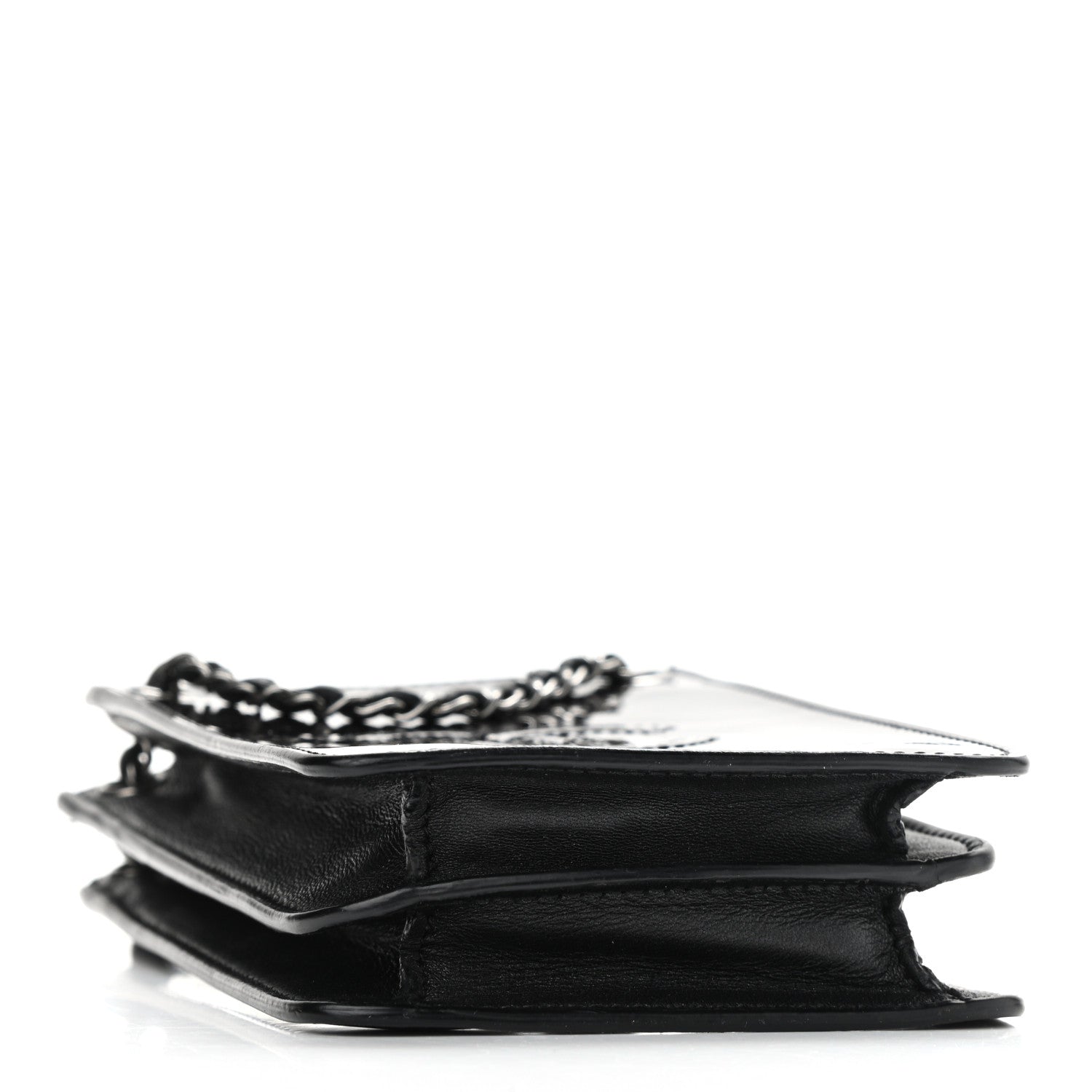 Chanel Patent CC Phone Holder Crossbody Black 4 of 14