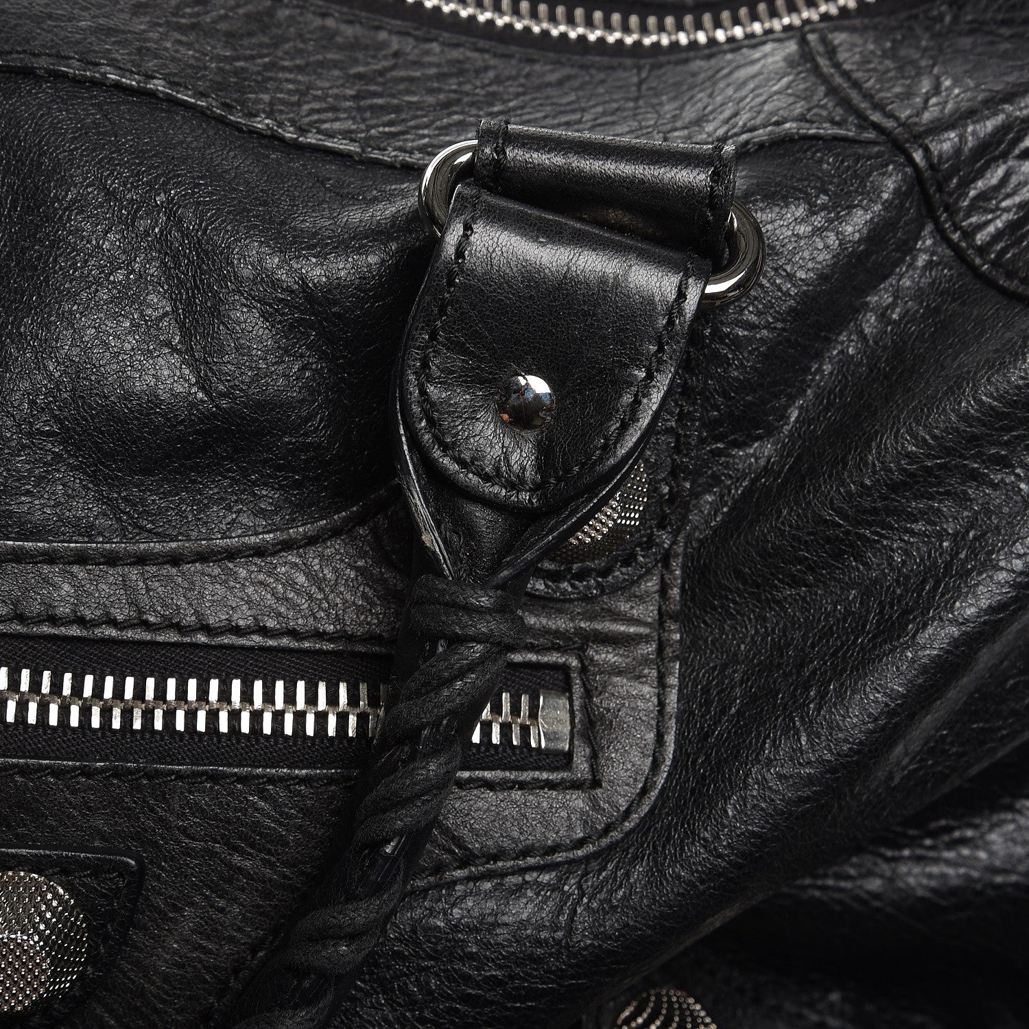 Balenciaga Agneau Giant 21 Silver Hardware Work Black 15 of 15