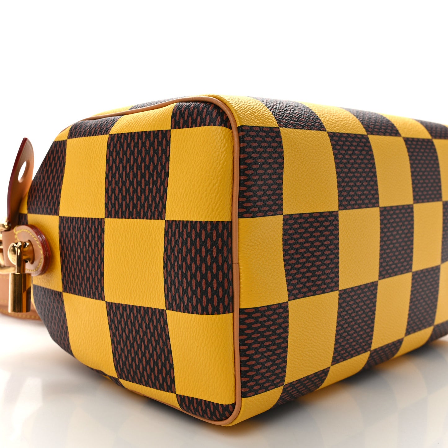 LOUIS VUITTON Damier Pop Speedy Bandouliere 25 Jaune Mat