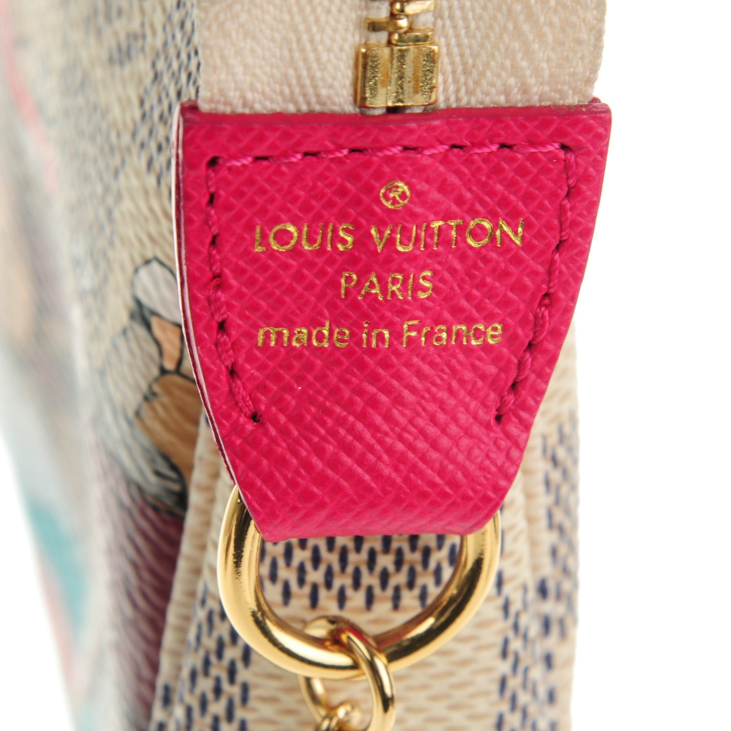 Louis Vuitton Damier Azur 2015 Christmas Animation Mini Pochette Accessories 6 of 7